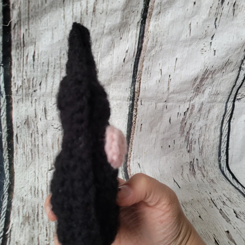 Black Crochet Chocolate Bunny